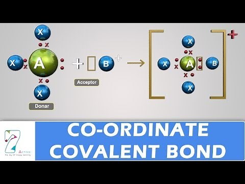 Co-ordinate Covalent Bond