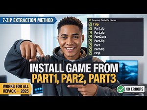 Install Any Game in Parts (Part1, Part2, Part3) – 7-Zip Extraction Method