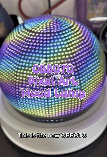 Elevate Your Routine with OBBOTO's Pixel Art Mood Lamp