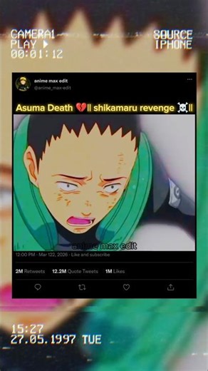 asuma death shikamaru revenge #wgitachi