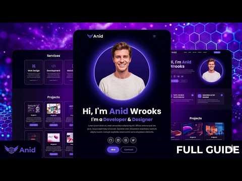 React JS Portfolio Website 2026 🚀 | Modern Animated Portfolio with Framer Motion (Step-by-Step)