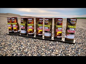 TORNADO ON VOLCANO FIREWORK LAUNCH (EPICNESS)