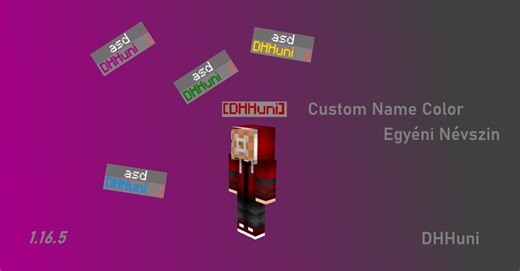 Custon Name Color Minecraft Data Pack