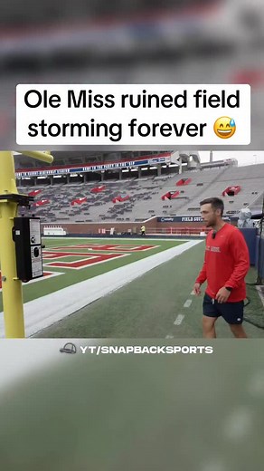 No more field rushing at Ole Miss… Thoughts @thefieldrush? | SnapBack Sports