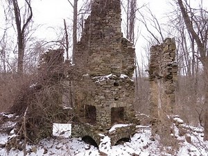The Abandoned ruins of Milford Mills at Marsh Creek State Park