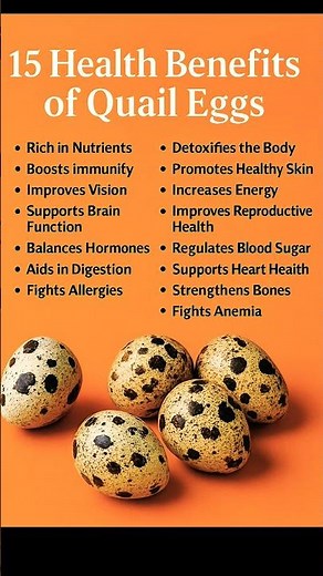 "15 Amazing Health Benefits of Quail Eggs You Need to Know Today"--Surprising results