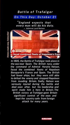 The Battle of Trafalgar Made Britain the King of the Seas for Years
