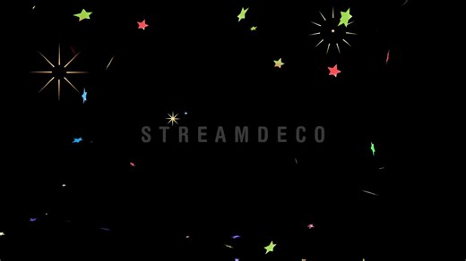 Animated Confetti, Twitch Alert for Streamers and Vtubers, Fullscreen Stream Overlay - Etsy