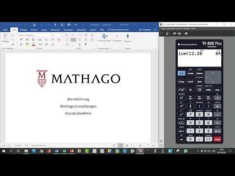 TI 30X Plus Mathprint - Grundlagen - Mathago