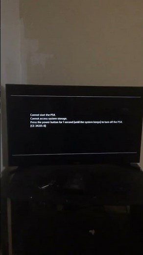 My ps4 not working