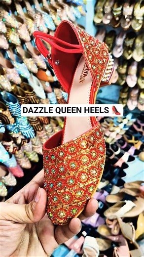 Dazzle Queen Heels New Arrival forFestive Look#trending #reels #explore #footwear