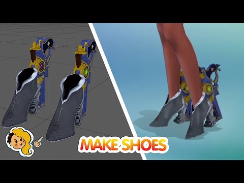 How to Make ANY shoe in The Sims 4 FAST and EASY
