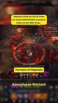 T12 Echo of Mephisto | Apocalypse Warlock | Just a clean run with some tips #diablo4 #mephisto #t12