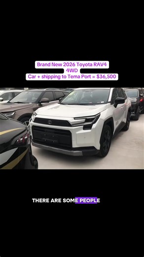 2026 Toyota RAV4 4WD for $36,500