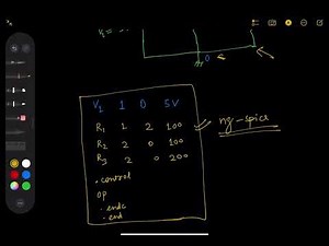 Spice Simulation using NGspice || Nodal and Mesh Analysis using spice l Basics of spice
