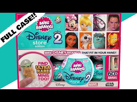 FULL CASE MINI BRANDS DISNEY STORE SERIES 2!!