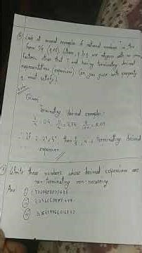 Number System (Class 9) | Full Chapter + Examples + Ex 1.1–1.4