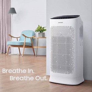 Let’s make air purer. The Air Purifier helps to keep your home healthy and hygienic so you and your family can breathe better quality air. See website for details. Available now on the Samsung store. https://bit.ly/APLSC20 | Samsung
