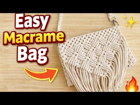Easy Macrame Bag Tutorial | Beginners க்கு Step by Step | class 4