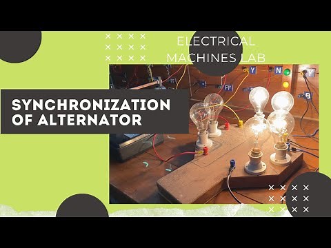 Synchronization of Alternator using Lamp method