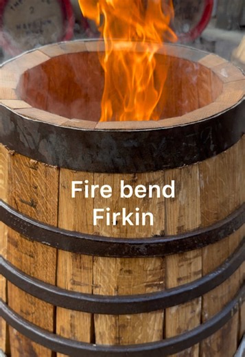 Fire bending new oak… #cooper #barrel #fire | copper tubing