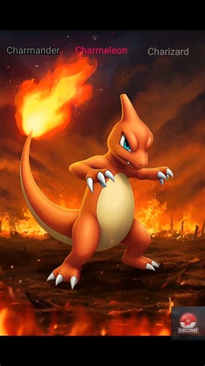 Firy menacing dragon! #shorts #pokemon #charizard #evolution #transformation