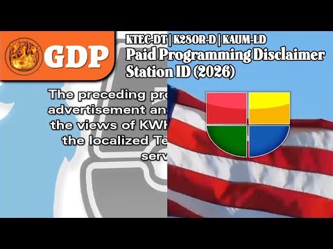 KTEC - Coyote 56 Paid Programming Disclaimer, K28OR/KAUM-LD In Program ID, KTEC ID