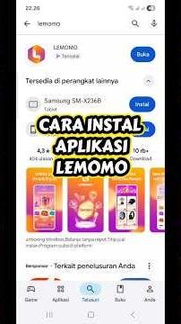 How to install the LEMOMO app from the Play Store #lemomo