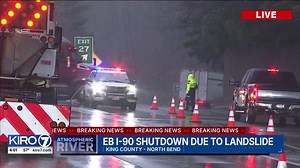Cars are being diverted off of I-90 because of a landslide near North Bend. KIRO 7's Madeline Ottilie is closely monitoring the closure for updates. Story: https://www.kiro7.com/news/local/landslide-i-90-blocks-lanes-cars-near-north-bend/Q3VLQLQ6XVHBFPXJF3GTVXFSFU/ | KIRO 7 News