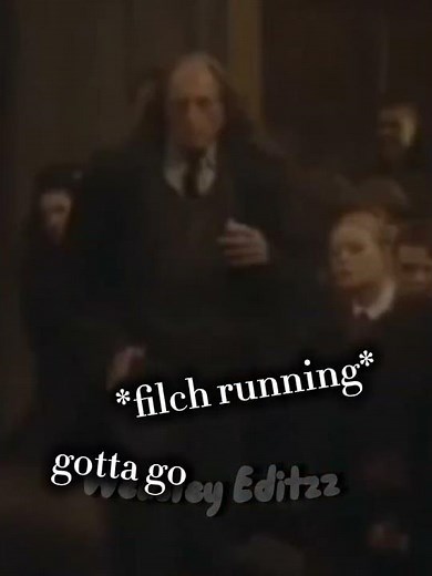 filch's run😭✋ || Weasley Editzz || #harrypotter #capcut #hogwarts #snape #argus