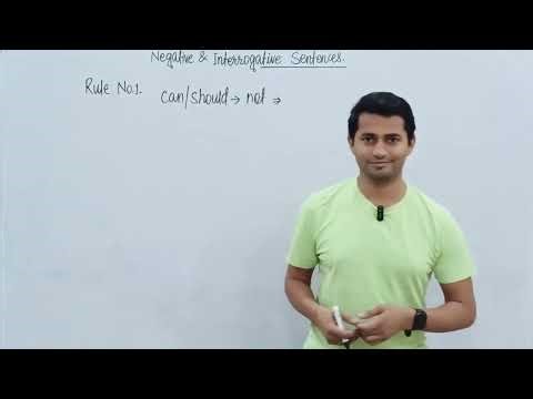 Negative & Interrogative Sentences in English Grammar 😱❓ | Easy Rules & Examples 💯📘Narendra Yadav