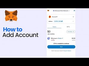 How to Add Account on Metamask