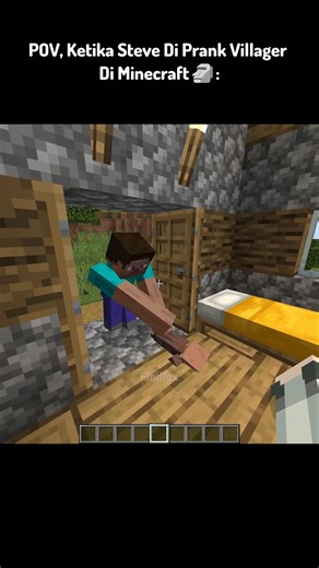 POV, Ketika Steve Di Prank Villager Di Minecraft 🗿