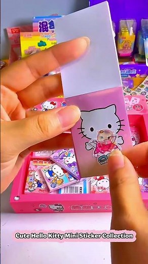 Cute Hello Kitty Mini Sticker Collection #sticker #toys