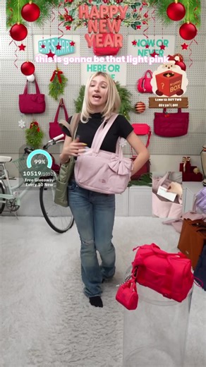 BAGSMART Crush Bow Compact Tote Bag Review