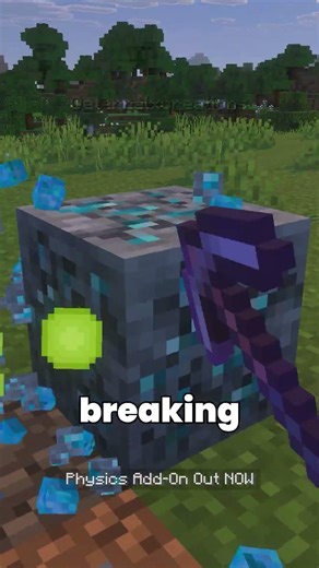 Get the Item Physics Add-On, out now on the Marketplace! #minecraft #bedrock #physics #addon #mcpe