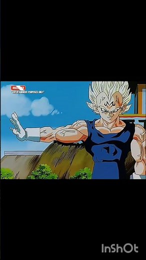 vegeta's smile show her evilness.#dragonball