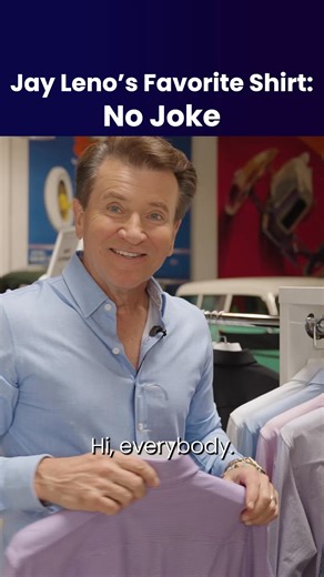 Jay Leno made the switch. You might too. Icy Cotton® is officially his go-to driving shirt because it delivers the cool he needs: Patented fabric infused with natural mint fibers for natural cooling, breathability, and non-restrictive 6-Way Stretch. If it’s comfortable enough for Jay’s garage, imagine what it can do for you! | Buttercloth