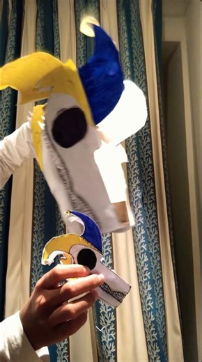 Baby vs adult prototype# #dragonpuppets #paperdragon #paperart #puppet #dragon #viral #short