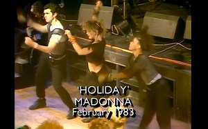 【麦当娜在英国的首场演出】Madonna - Holiday (Live THE TUBE Concert 1983)