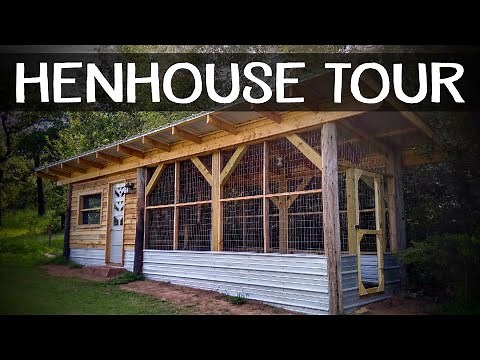 DIY Chicken Coop Build from Reclaimed Materials | Hen House Tour for Hobby Farms & Homesteads