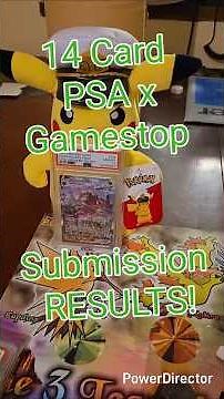 14 card Gamestop PSA Results in under 3min. NEVER send these cards to gamestop!! #pokemon #psa