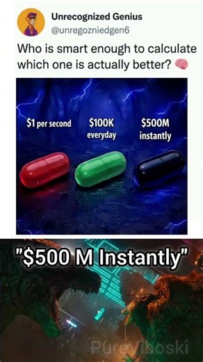 Which pill would actually make you rich? #shorts #meme