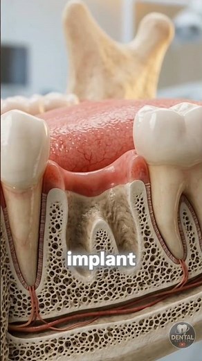 Dental Implant Procedure Explained in 53 Seconds | 3D Surgical Animation #shorts #satisfying