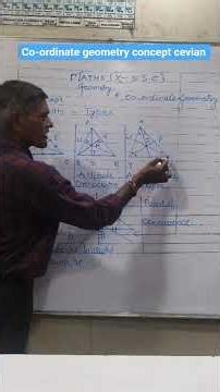 #math#class10th geometry co ordinate concept cevina short videos by Ramvrij sir