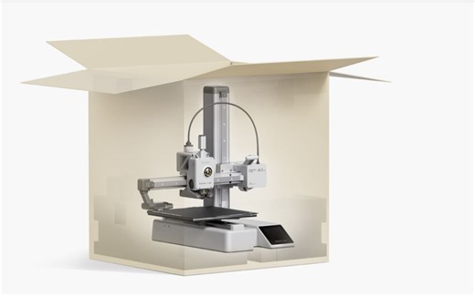 Bambu Lab 拓竹 A1 mini 初次打印（使用外挂料盘）