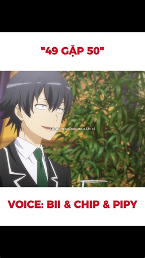 Not backing down #oregairu #sillytalk #anime #dubbing #otaku