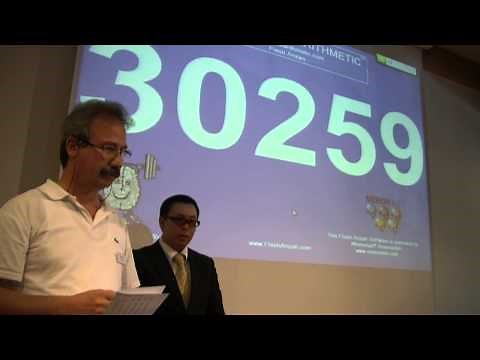 Mental Arithmetic World Champion - Flash Anzan