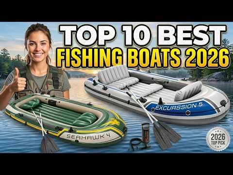 Best Fishing Boat 2026 | Top 10 Best Fishing Boats: Inflatable, Kayak, and Portable Options