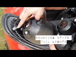 how to remove tail lights (VT-VX Series Holden)